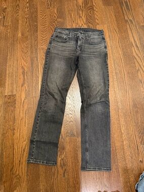 Levi's Men's Black Wash Bootcut Jeans